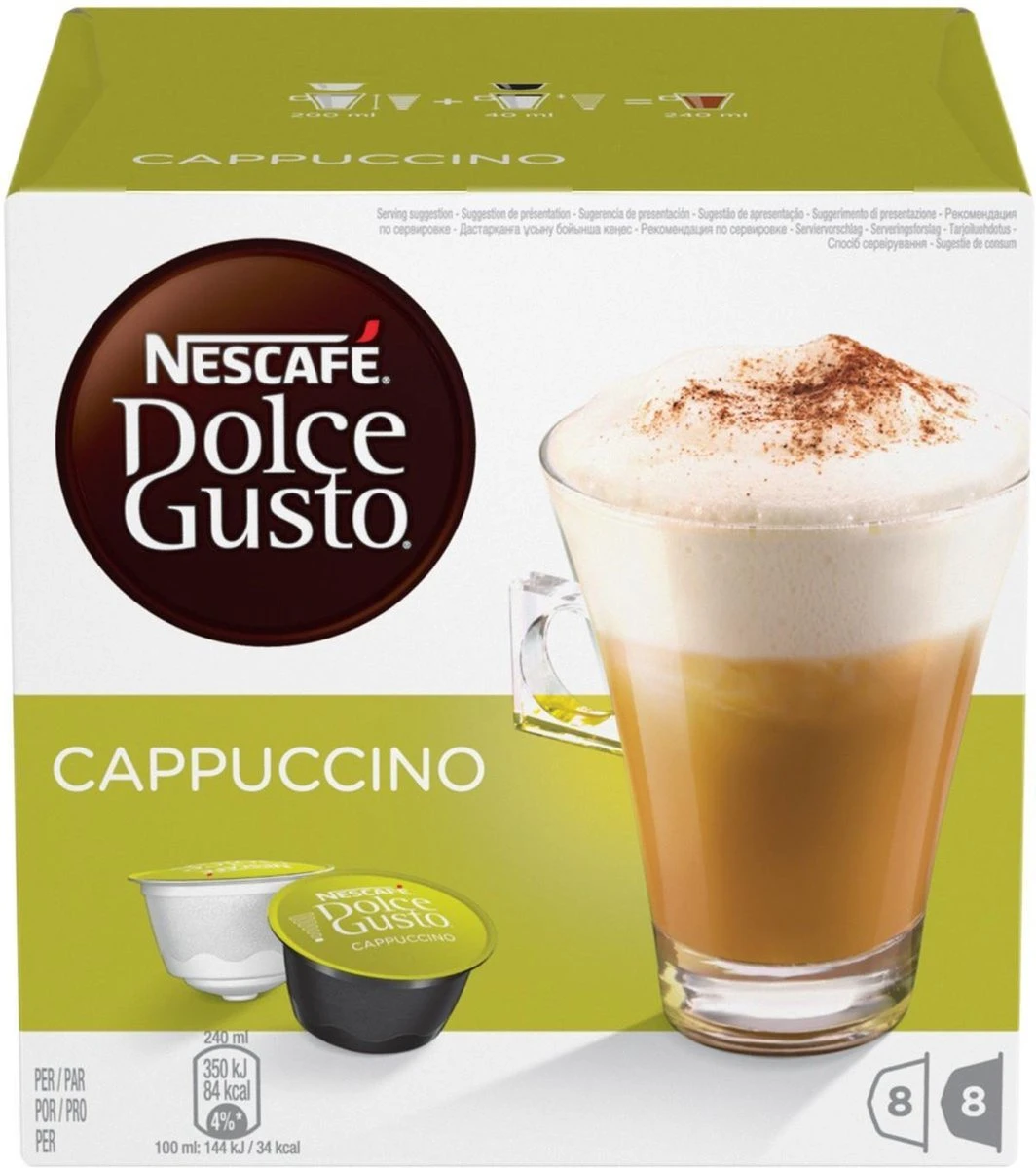 Nescafé Dolce Gusto Cappuccino - 6 X 16 Capsules - Image 2