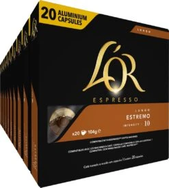 L'OR Lungo Estremo (10) - 10 X 20 Koffiecups