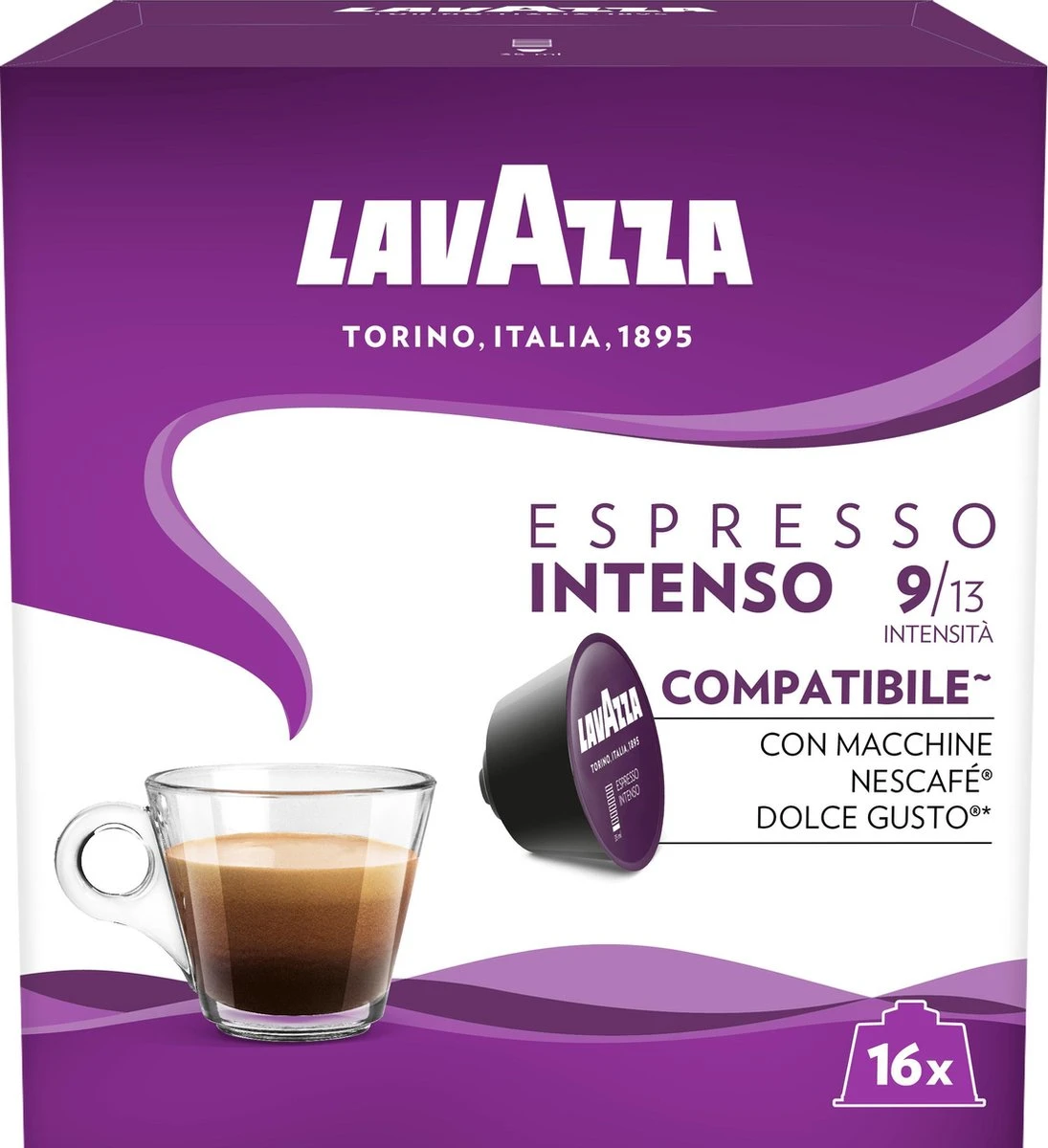 Lavazza Espresso Intenso Capsules - Geschikt Voor Dolce Gusto Apparaat - 6 X 16 Stuks - Image 5
