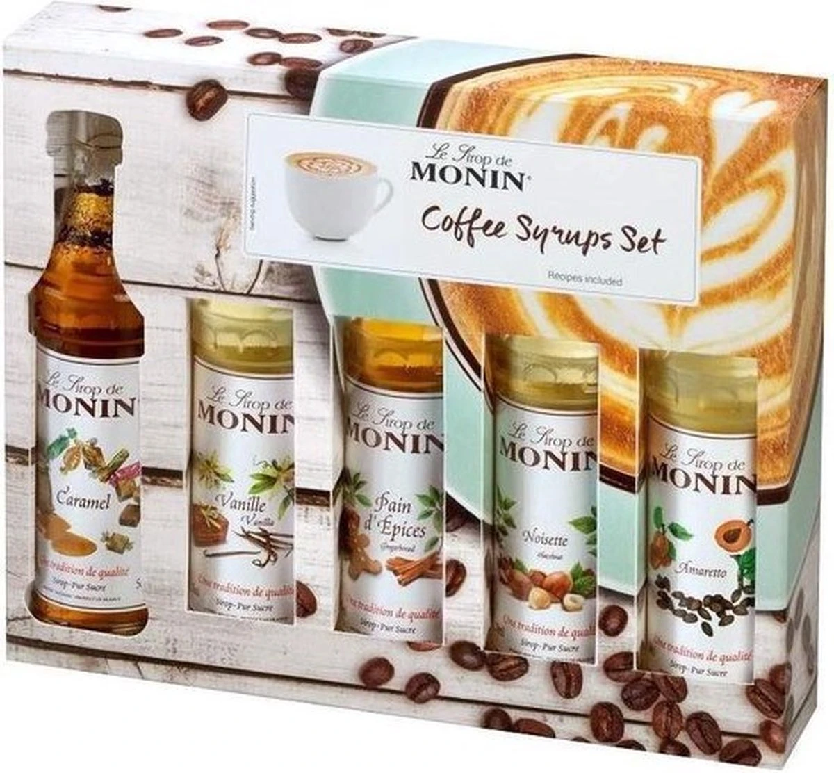 Monin Cadeau 10 Smaken Geschenkverpakking + Cocktailverpakking VOORDEEL PACK 10 Flesjes 5cl - Image 2
