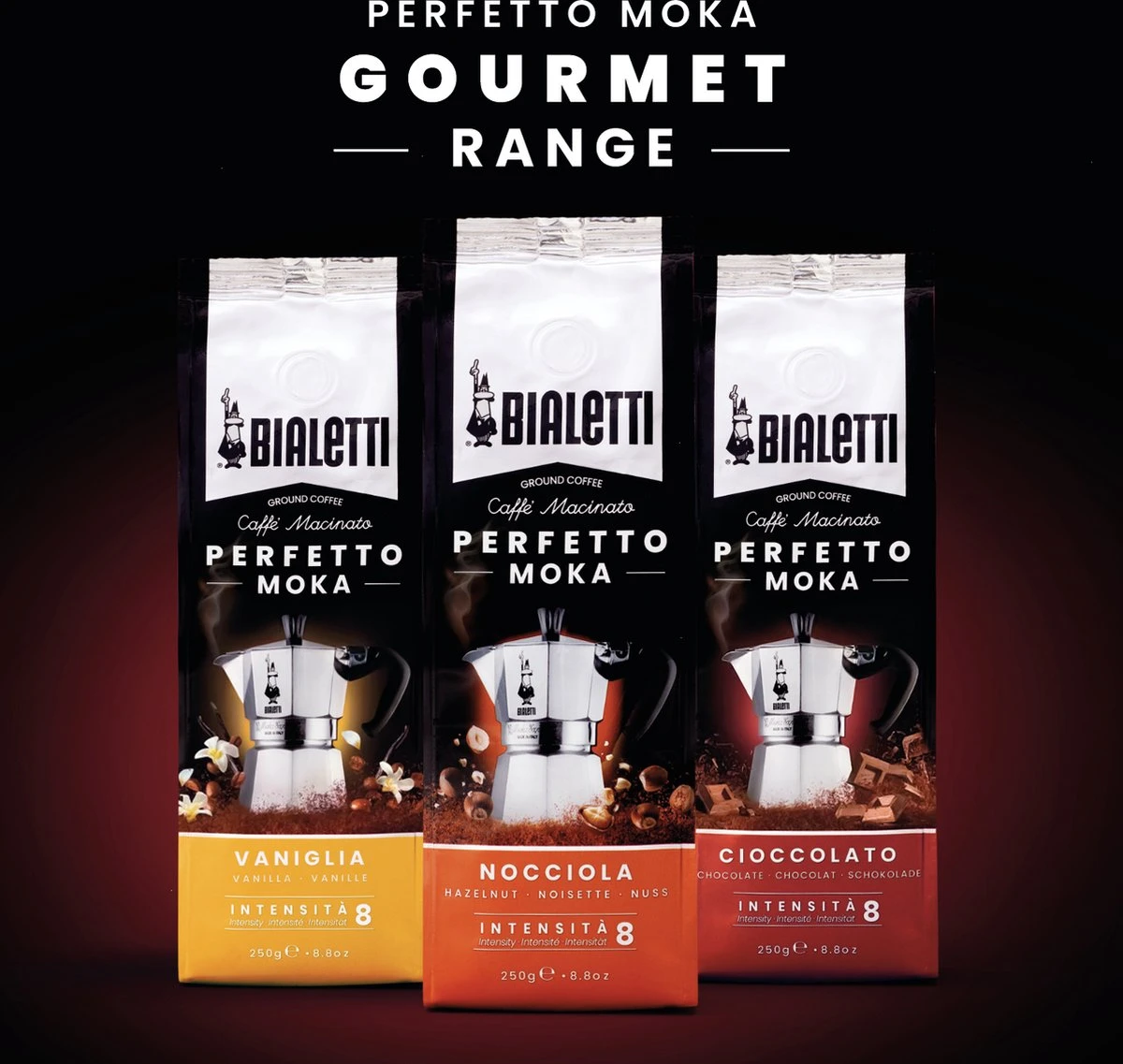 Bialetti Moka Intenso Gemalen Koffie - 4 X 250 Gram - Image 10