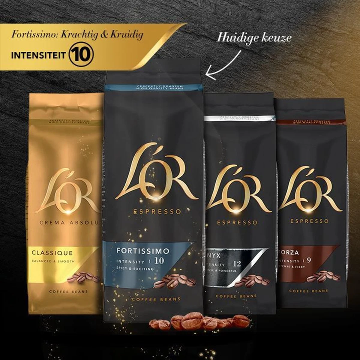 L'OR Espresso Fortissimo Koffiebonen (10) - 4 X 500 Gram - Image 5