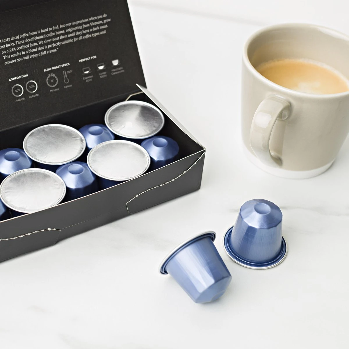 Aroma Club - Proefpakket Nespresso Compatible Capsules (100 St.) - 5 Smaken - Espresso & Lungo - 100% Aluminium Koffiecups - Image 2