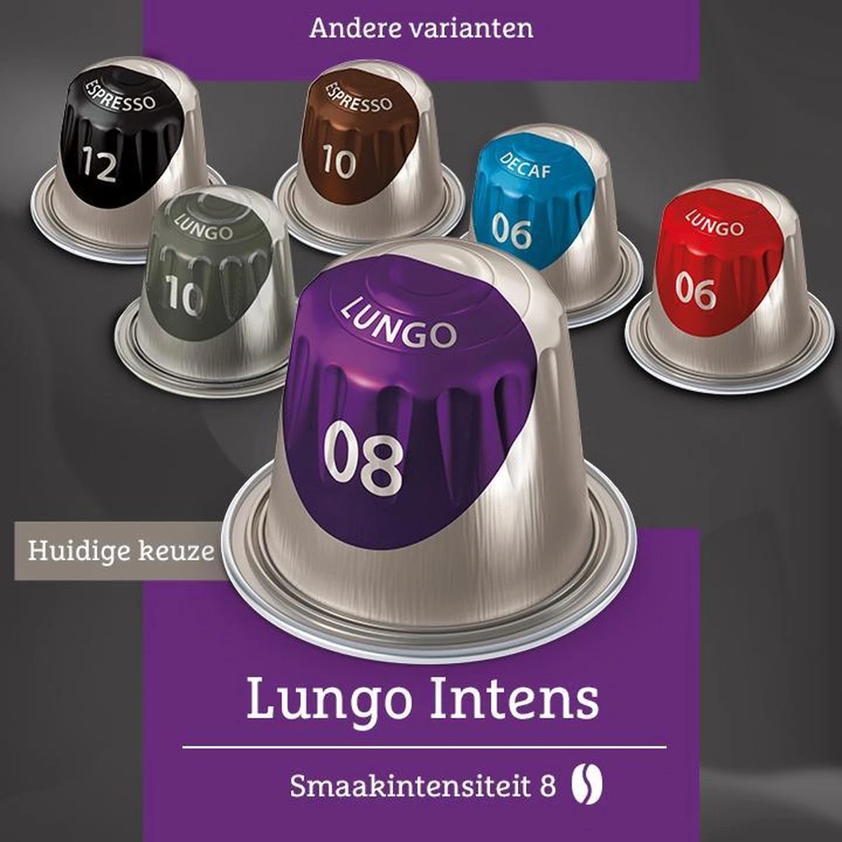 Douwe Egberts Lungo Intens Koffiecups - Intensiteit 8/12 - 10 X 20 Capsules - Image 5