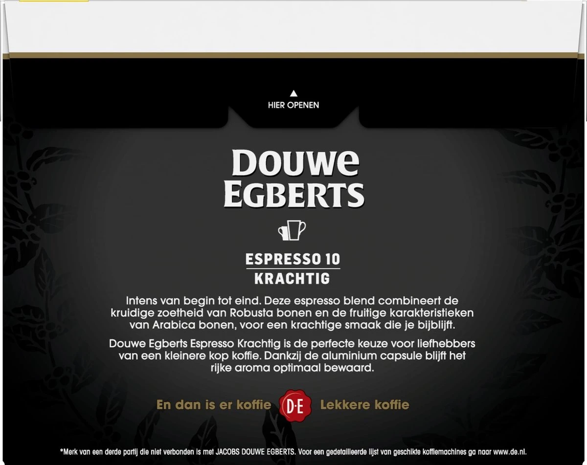 Douwe Egberts Espresso Krachtig (10) - 5 X 40 Koffiecups - Image 3