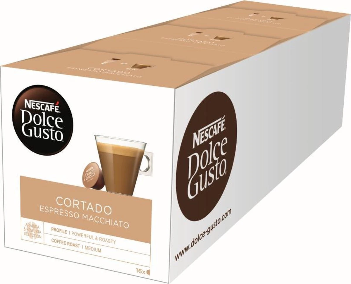 Nescafé Dolce Gusto Cortado Espresso Macchiato Capsules - 48 Koffiecups - Image 3
