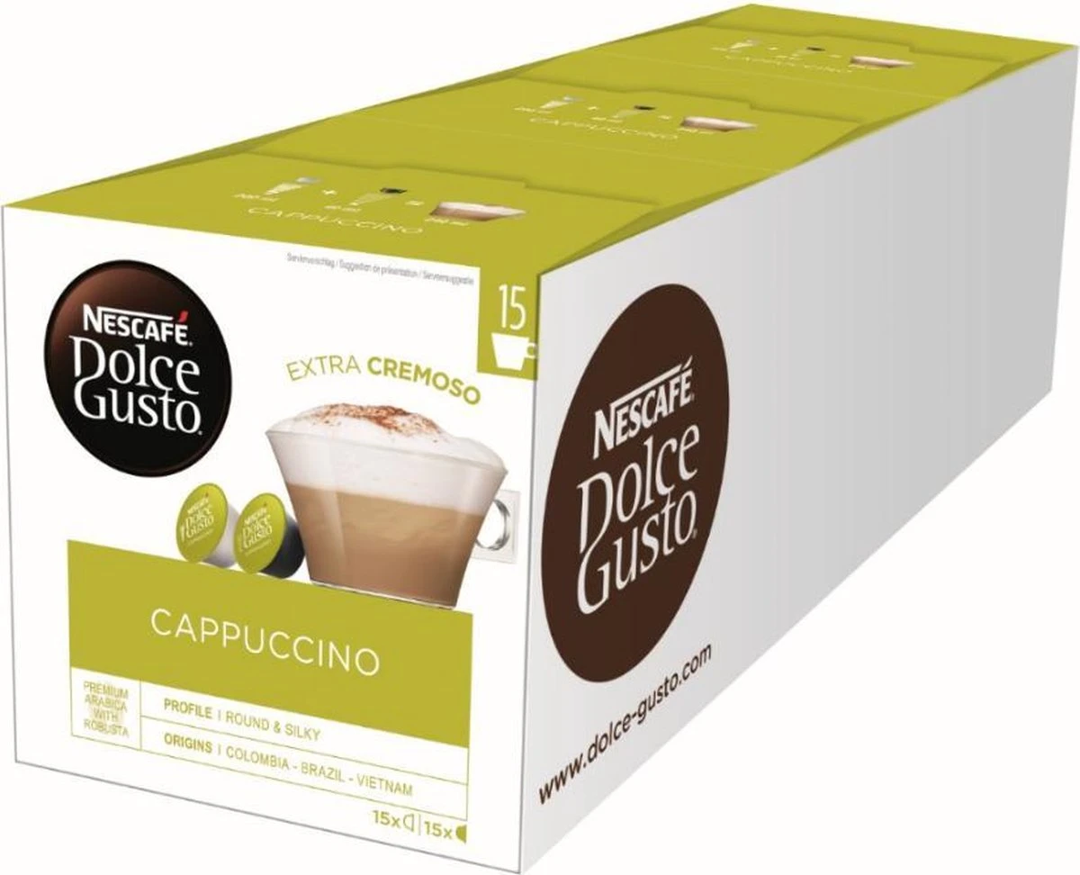 Nescafé Dolce Gusto Cappuccino Capsules - 90 Koffiecups - Image 3