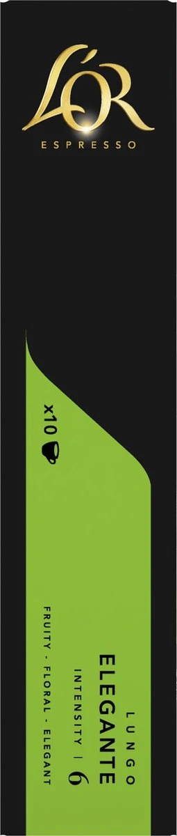 L'OR Lungo Elegante Koffiecups - Intensiteit 6/12 - 10 X 10 Capsules - Image 3