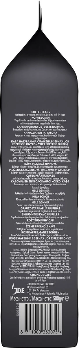 L'OR Espresso Onyx Koffiebonen (12) - 4 X 500 Gram - Image 4