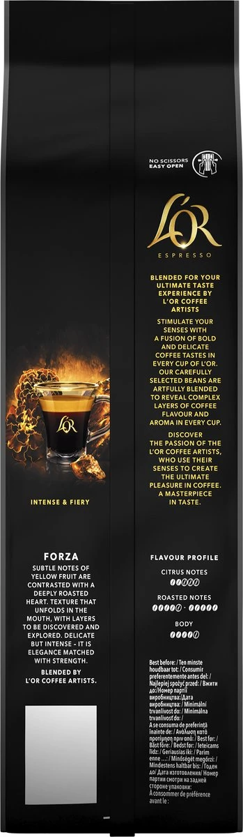 L'OR Espresso Forza Koffiebonen (9) - 4 X 500 Gram - Image 2