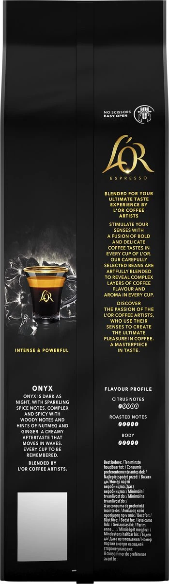 L'OR Espresso Onyx Koffiebonen (12) - 4 X 500 Gram - Image 2