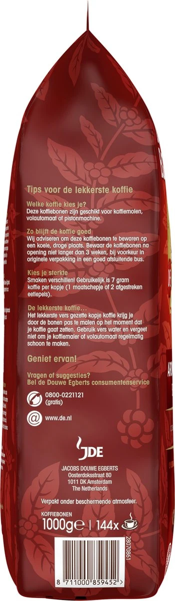 Douwe Egberts Aroma Rood Koffiebonen - 4 X 1000 Gram - Extra Grote Verpakking - Image 8