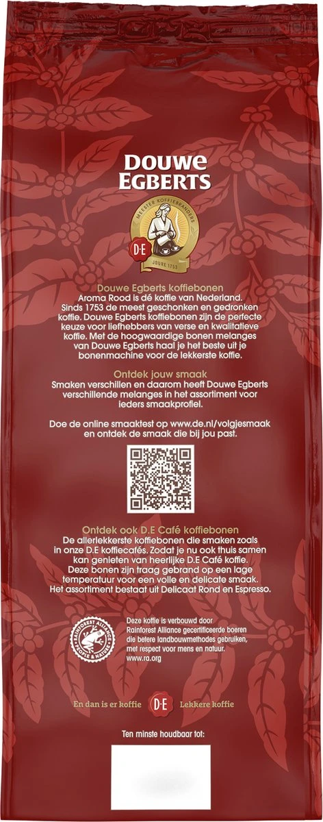Douwe Egberts Aroma Rood Koffiebonen - 4 X 1000 Gram - Extra Grote Verpakking - Image 4