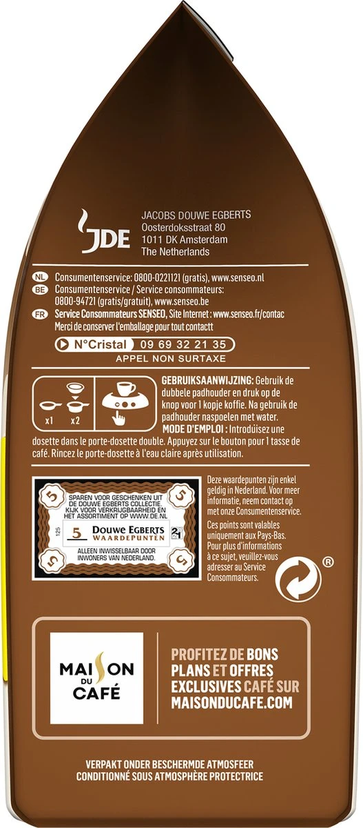 Senseo Cappuccino Koffiepads - 2/9 Intensiteit - 4 X 16 Pads - Voordeelverpakking - Image 4