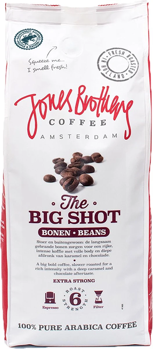 Jones Brothers Coffee The Big Shot Koffiebonen - 6 X 500 Gram