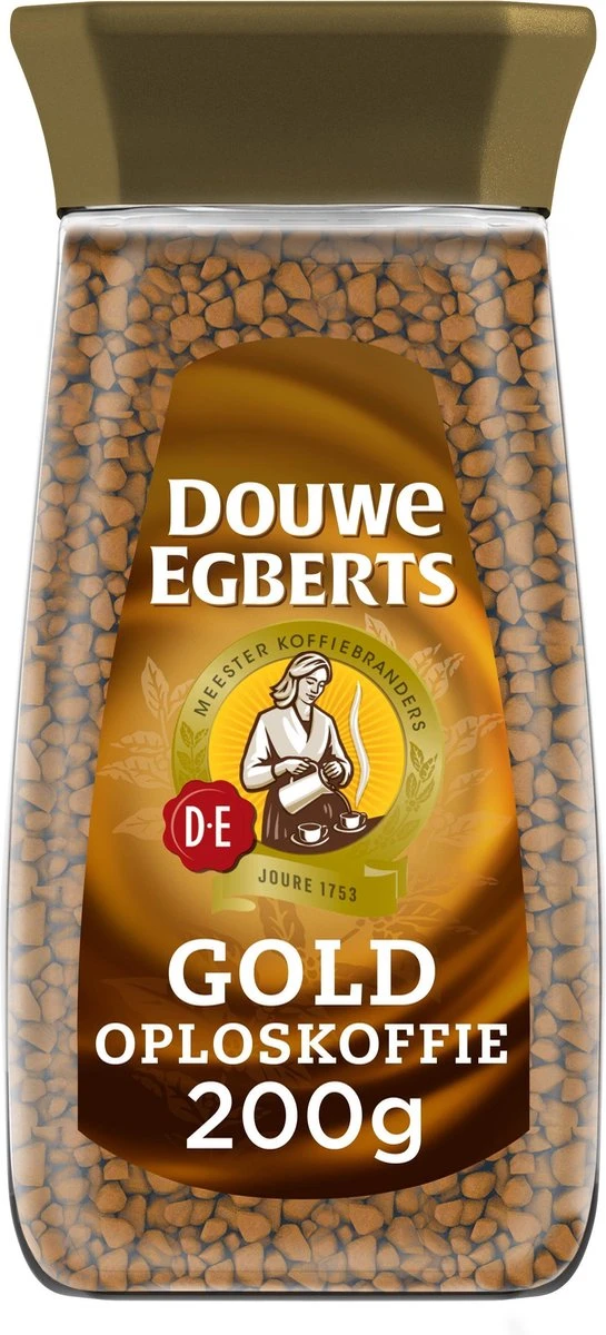 Douwe Egberts Gold Oploskoffie - 6 X Pot Van 200 Gram - Image 2