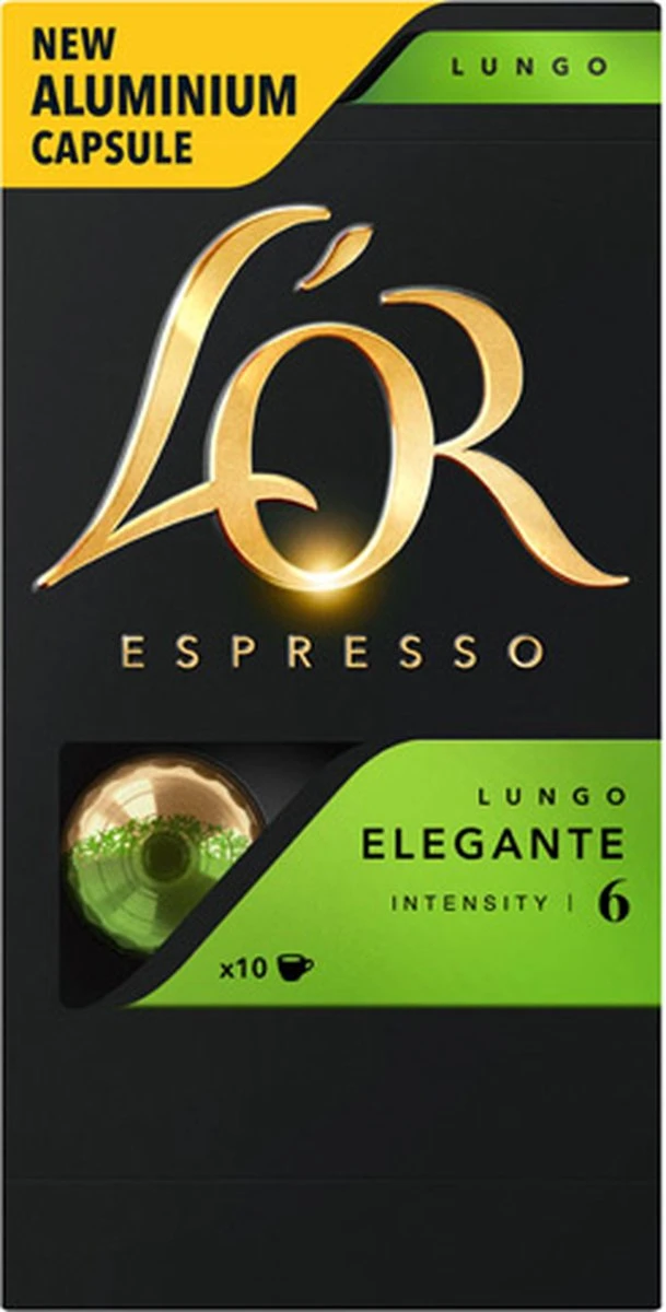 L'OR Lungo Elegante Koffiecups - Intensiteit 6/12 - 10 X 10 Capsules - Image 11