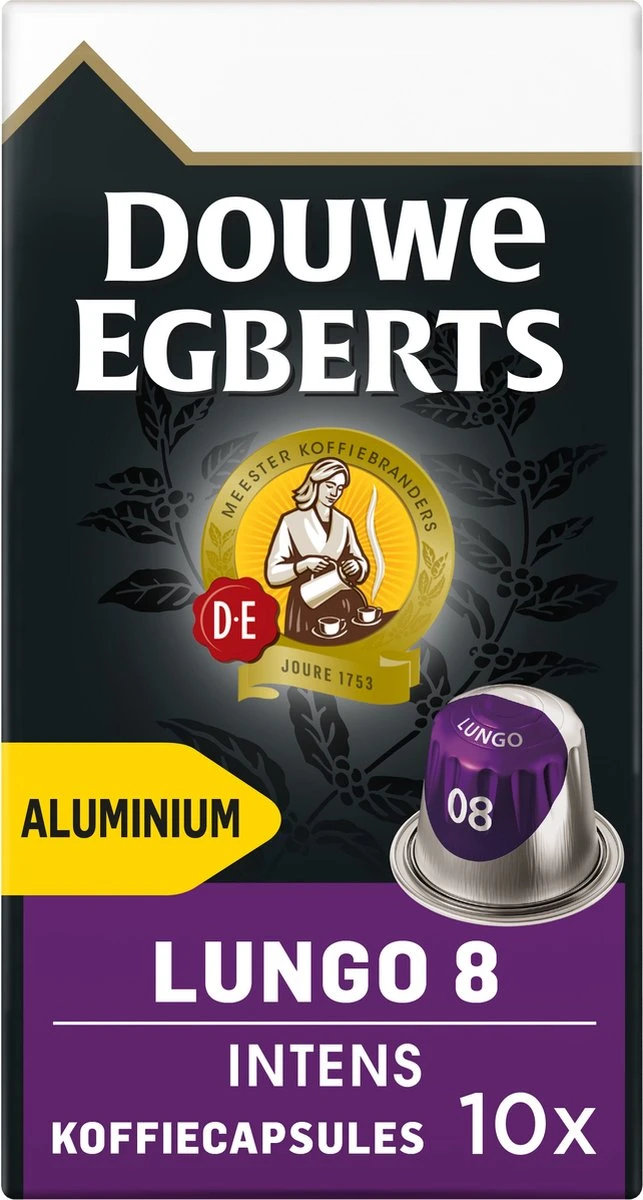 Douwe Egberts Lungo Intens Koffiecups - Intensiteit 8/12 - 10 X 10 Capsules - Image 7