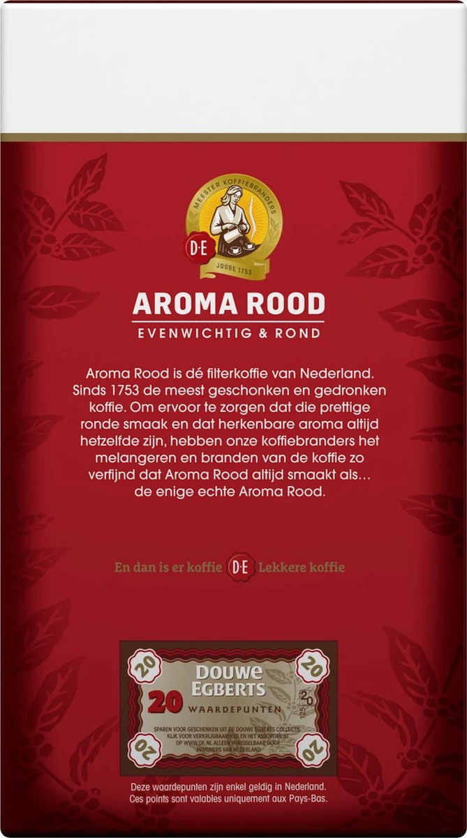 Douwe Egberts Aroma Rood Filterkoffie - 6 X 500 Gram - Image 2