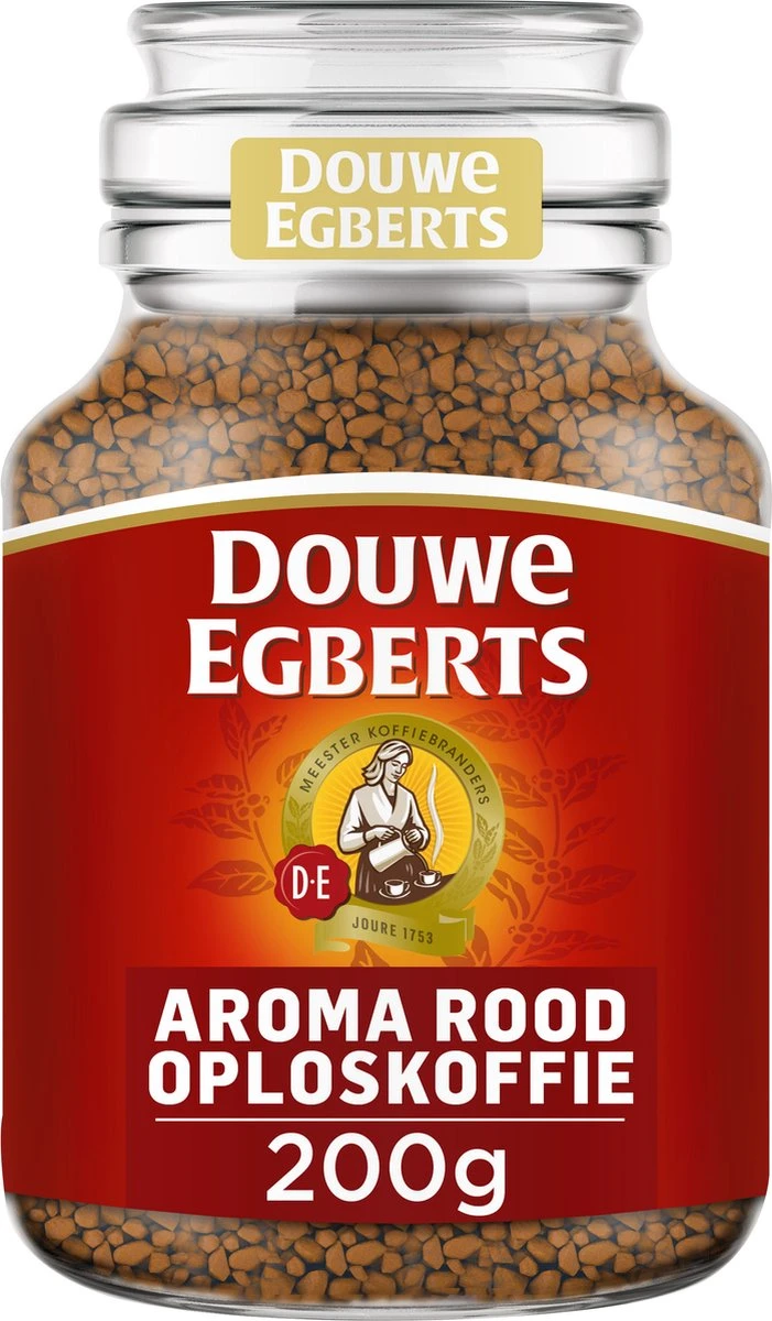 Douwe Egberts Aroma Rood Oploskoffie - 6 X Pot Van 200 Gram - Image 4