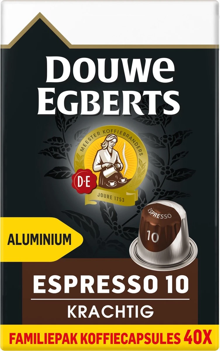 Douwe Egberts Espresso Krachtig (10) - 5 X 40 Koffiecups - Image 2