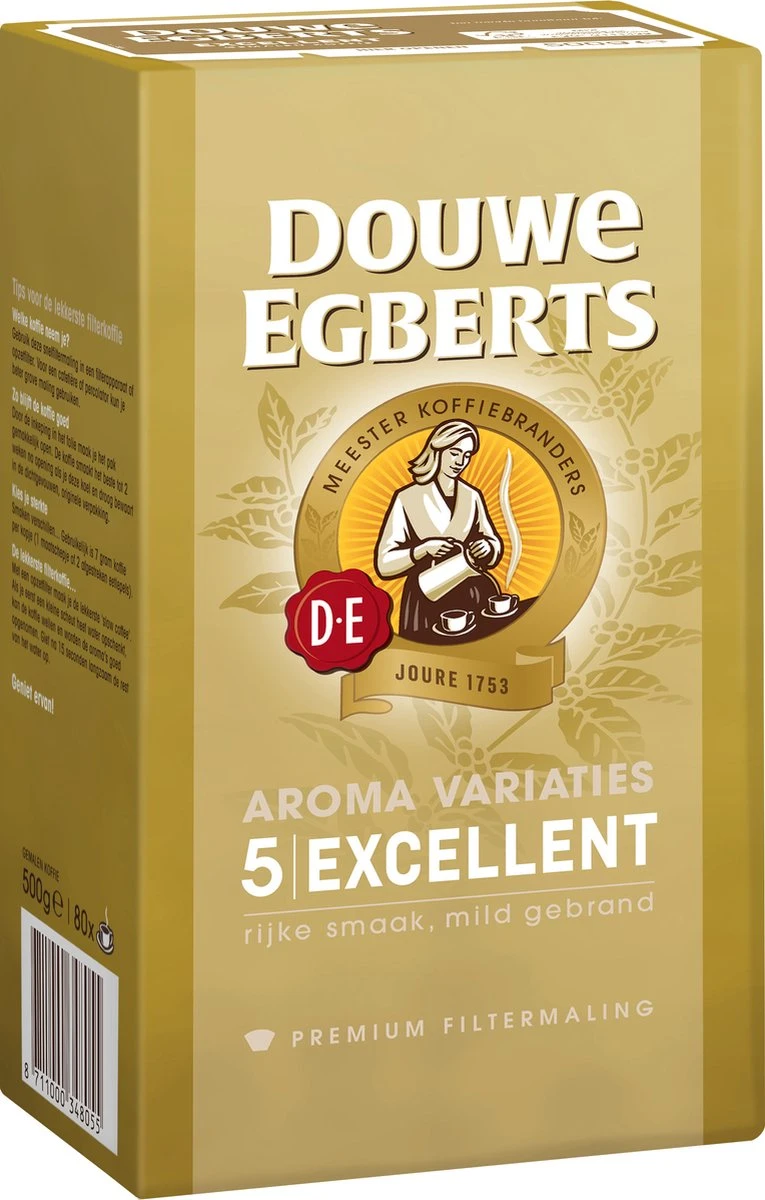 Douwe Egberts Excellent Filterkoffie - 6 X 500 Gram - Image 7