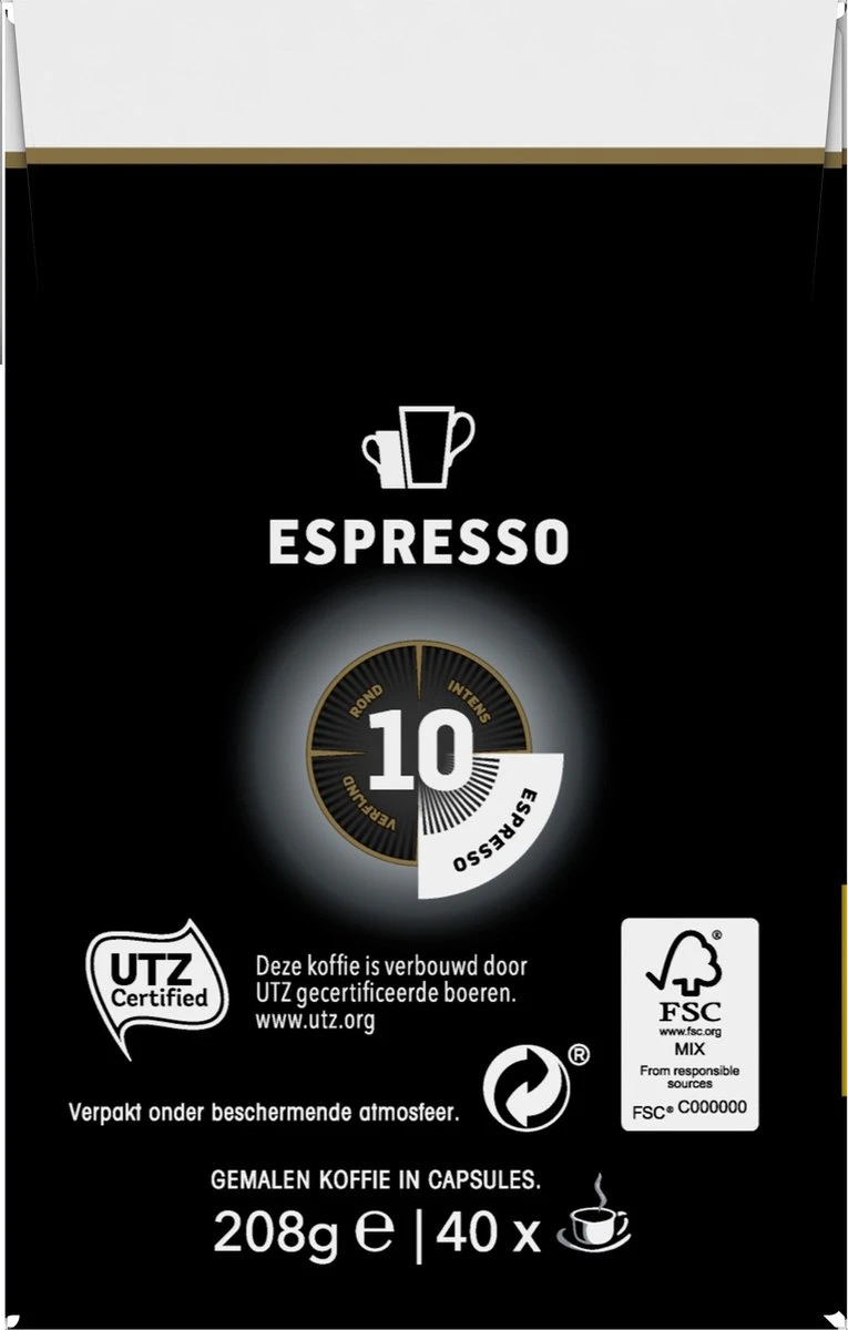 Douwe Egberts Espresso Krachtig (10) - 5 X 40 Koffiecups - Image 9