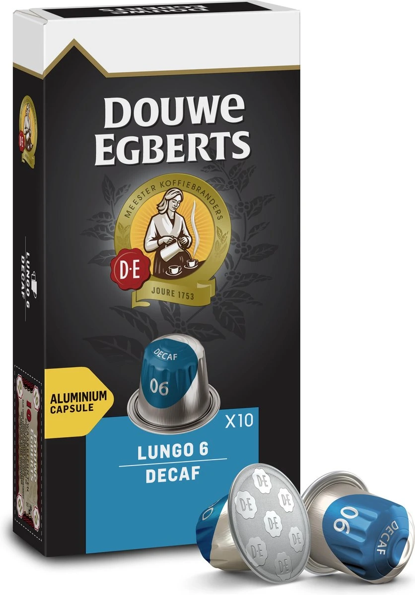Douwe Egberts Lungo Decaf Koffiecups - Intensiteit 6/12 - 10 X 10 Capsules - Image 10