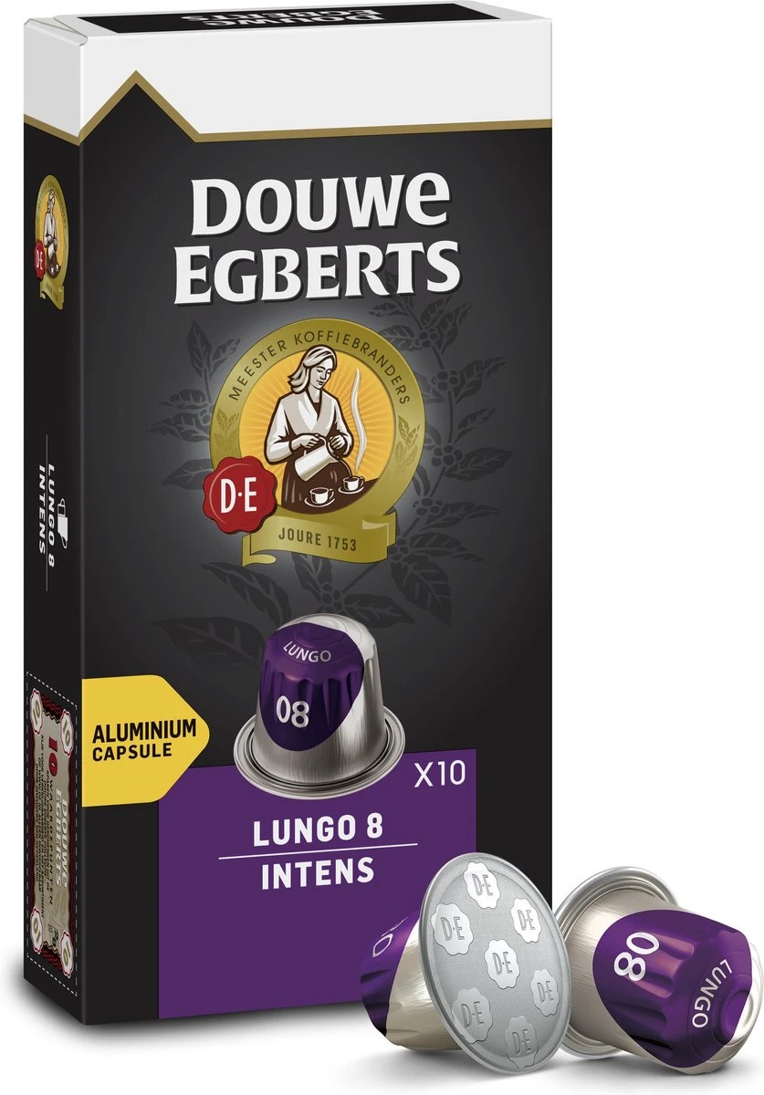 Douwe Egberts Lungo Intens Koffiecups - Intensiteit 8/12 - 10 X 10 Capsules - Image 10