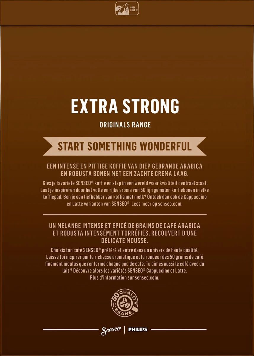 Senseo Extra Strong Koffiepads - 8/9 Intensiteit - 10 X 36 Pads - Image 2