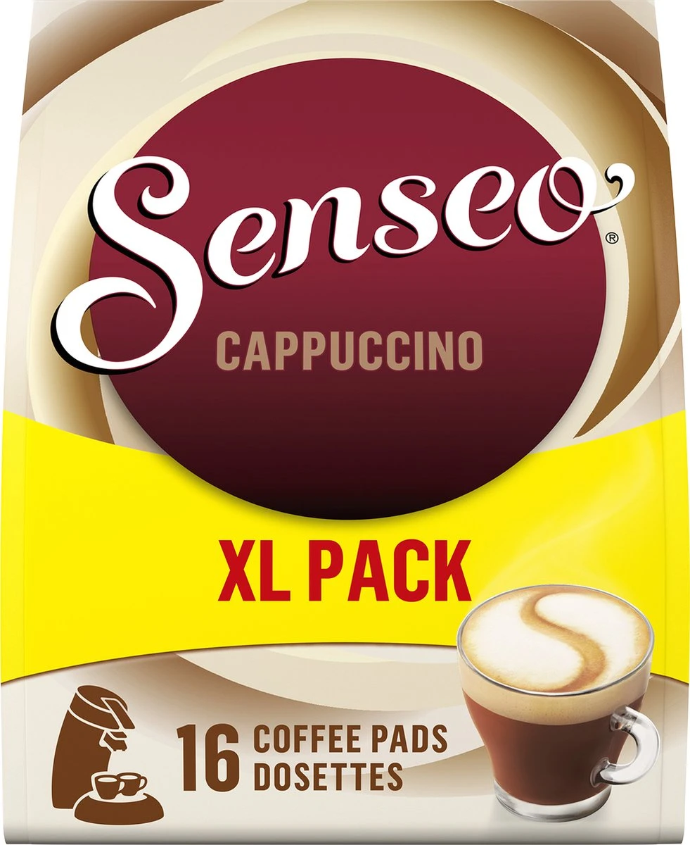 Senseo Cappuccino Koffiepads - 2/9 Intensiteit - 4 X 16 Pads - Voordeelverpakking - Image 8