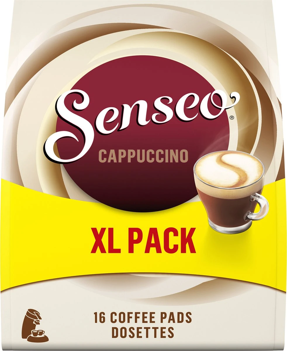 Senseo Cappuccino Koffiepads - 2/9 Intensiteit - 4 X 16 Pads - Voordeelverpakking - Image 6