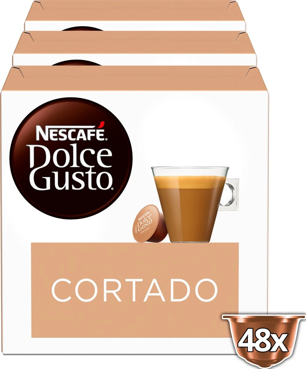 Nescafé Dolce Gusto Cortado Espresso Macchiato Capsules - 48 Koffiecups - Image 2